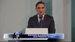 Maia Sandu și Alexandru Stoianoglo și au prezentat viziunile [upl. by Cohl]