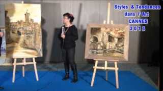 Styles et Tendances Art Cannes 2013 Estérelle peintre [upl. by Kreindler844]