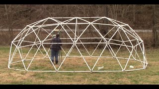 Geodesic Tunnel Dome with 1 Extension [upl. by Eiramalegna]