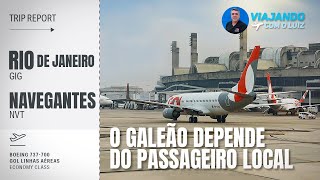 AEROPORTO DO GALEÃƒO COM BOM MOVIMENTO  VOANDO PARA NAVEGANTES COM A GOL [upl. by Ahseik117]