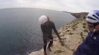 Subliminal Cliffs  Swanage  Trad Climbing Abseil Compilation [upl. by Searle]