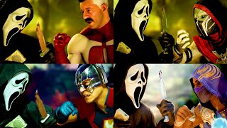 Mortal Kombat 1  All Ghostface Interactions UPDATED [upl. by Nodearb]