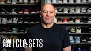 Dana White Shows Off 100kAYear Sneaker Collection And Rare Travis Scott Customs Complex Closets [upl. by Eziechiele]