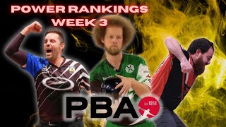 2024 PBA Power Rankings Week 3 Illinois Open [upl. by Hazrit908]