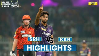 KKR VS SRH Highlights Andre Russell Harshit Rana Shines As KKR Beat SRH By 4 Runs I IPL 2024 [upl. by Naro]