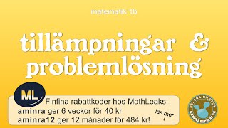 1b 152 tillämpningar amp problemlösning [upl. by Nived]