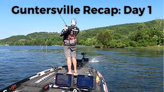 2022 MLF Pro Circuit Tournament Recap Guntersville Lake Day 1 [upl. by Modeerf]