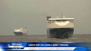 Cargo ship collision 4 dead 7 missing [upl. by Mendy99]