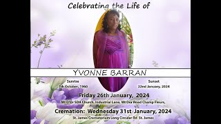 Celebrating the Life of Yvonne Barran [upl. by Darian]