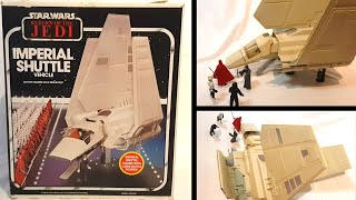 Star Wars Kenner Imperial Shuttle Tydirium Review [upl. by Cinemod970]