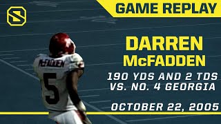 Darren McFadden Goes Off on No 3 Georgia  2005  Arkansas vs Georgia [upl. by Allimak]