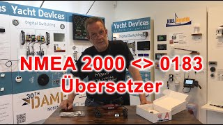 NMEA0183  NMEA2000 Übersetzer Actisense NGW1ISO von Busse Yachtshop [upl. by Nnayr]