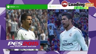 PES 2015  Comparação Gráfica  Xbox One VS Xbox 360 Graphics Comparison [upl. by Ariel]