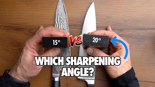 15° vs 20° Knife Sharpening Angles Which Angle is Right for Your Knife [upl. by Garold339]