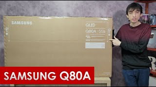 TV QLED Q80A 2021  Unboxing e LIGANDO pela PRIMEIRA VEZ [upl. by Nilyam118]