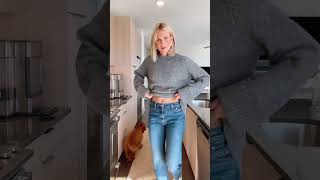 Styling denim  fall fashion inspo  trendy mom style  casual OOTD fallstyle outfitinspo ootd [upl. by Eliga343]