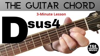 Dsus4  Guitar Chord [upl. by Bergmann733]