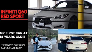 BUYING My Dream Car Infiniti Q60 At 18  My ExperienceTest Drive Car Tour [upl. by Lamphere]