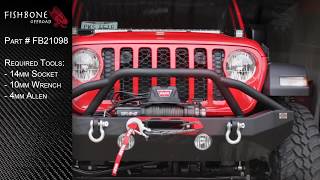 FB21098 Fairlead License Plate Mount Installation Guide [upl. by Hedvah535]