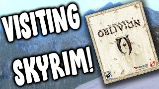 Exploring SKYRIM and MORROWIND in Oblivion [upl. by Dulcinea]