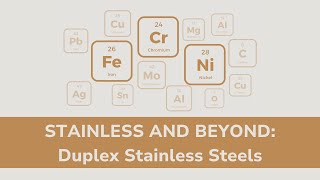 Stainless and Beyond Duplex Stainless Steels [upl. by Ailic]