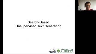 Search and Learning for Unsupervised Text Generation  AI Magazine [upl. by Anauqahc]