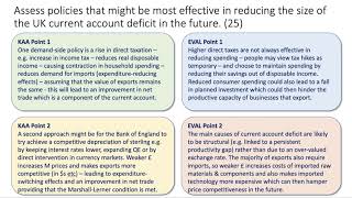 Current Account Deficit amp Policies Revision Essay Plan  A Level and IB Economics [upl. by Karlin]