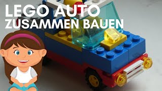 LEGO Auto zusammenbauen für Kinder zum lernen Stop Motion Video [upl. by Eamaj138]