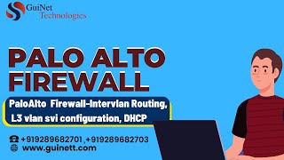 Palo Alto Firewall Intervlan Routing L3 vlan svi configuration DHCP [upl. by Karub]