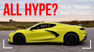 Can the 2020 C8 Corvette REALLY HIT 060mph IN 29 SECONDS OR is it ALL HYPE [upl. by Dunstan335]