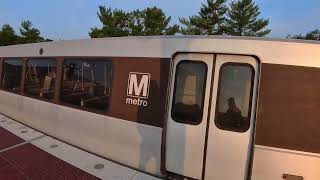 WMATA Metrorail Alstom 6000 Series Riding the Green Line from College Park to Georgia AvePetworth [upl. by Bixler534]