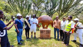 Bebe cool and wife Zuena kirema joins the ministry of Tourism to celebrate world tourism day [upl. by Esilram]