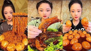 ASMR MUKBANG spicy Pork Bellly Soothing Sounds While Enjoying Delicious 먹방 모음이 팅쇼 리얼 사운드 456 [upl. by Sueddaht584]