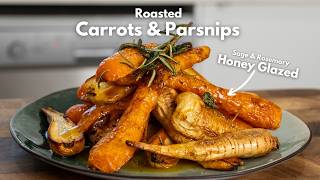 Honey Glazed Carrots and Parsnips  Super Easy Christmas Side Dish [upl. by Eednarb618]