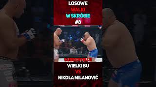 Wielki Bu VS Nikola Milanović  W Skrócie shorts wielkibu milanović famemma walka [upl. by Atsillac]