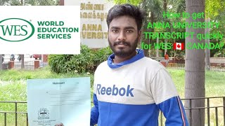 How to apply Anna university transcriptSAFE TRANSCRIPTS providing service for universityWESIQAS [upl. by Lehplar]