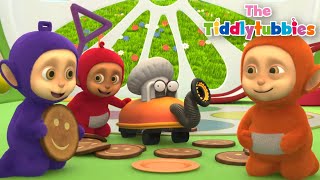 Tubby Toast FUN with Tiddlytubbies and Tiddly Noo  Tiddlytubbies Compilation [upl. by Farica891]