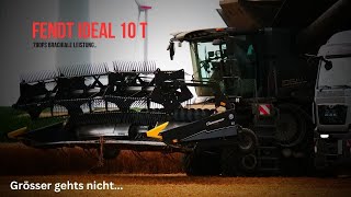 Fendt Ideal 10 T im Weizen 4K [upl. by Fitting]