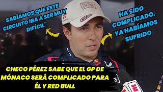 Entrevista  Checo Pérez sabe que el GP de Mónaco será complicado para él y Red Bull F1 Radio [upl. by Karleen113]