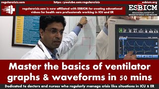 Master the basics of ventilator graphs and waveforms in 50 mins doctors amp nurses regularcrisis [upl. by Shina929]