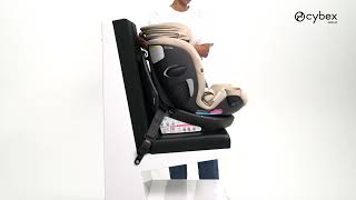 How to Rotate the Seat I Callisto G 360 Car Seat I CYBEX [upl. by Akienat902]