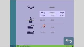 Cybelec CT8 Bending correct function [upl. by Jacobina]