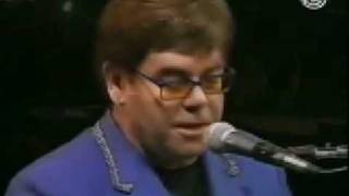 Elton John  Border song Live in Pontevedra Solo Piano 1999 [upl. by Gnex]