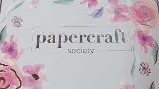 Papercraft Society box 6 unboxing [upl. by Victorie]