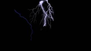 LIGHTNING black screen background video thundering [upl. by Jennifer]