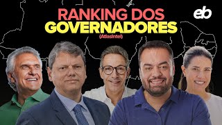 RANKING DOS MELHORES E PIORES GOVERNADORES DO BRASIL [upl. by Aramois]