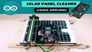 Automatic Solar Panel Cleaner using arduino [upl. by Assirem]