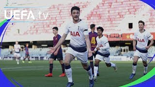 Youth League highlights Barcelona 02 Tottenham [upl. by Nellie]