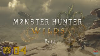 Monster Hunter Wilds Beta Test PC Part 04  Hunt Rey Dau NPC Hunter Coop [upl. by Oidgime]