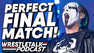 Stings Perfect Retirement Match AEW Revolution 2024 Review  WrestleTalk Podcast [upl. by Ellerahc191]